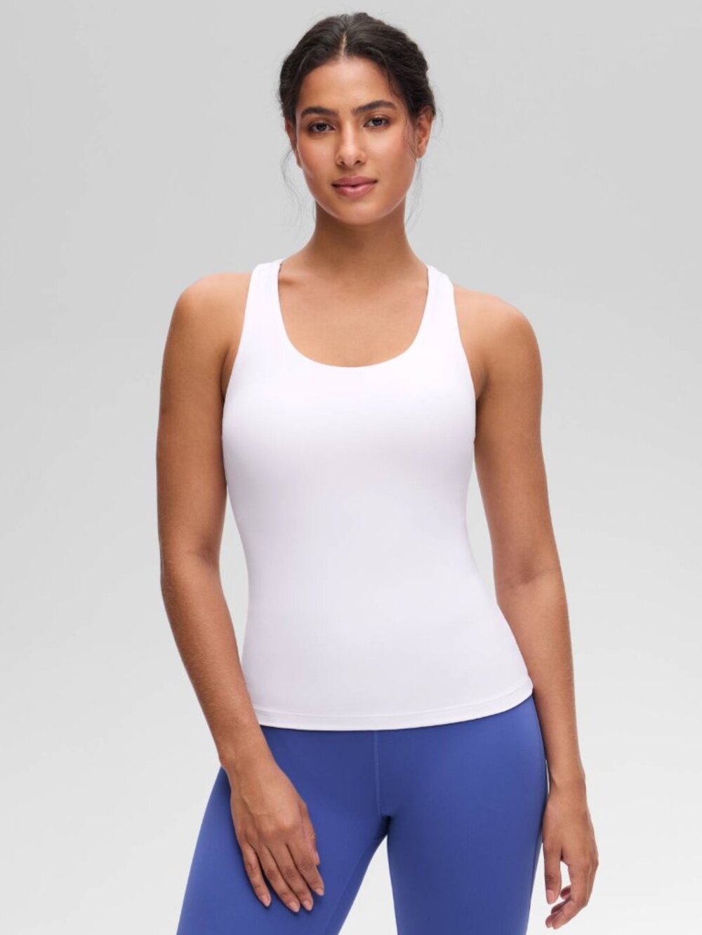 Butterluxe Waist Length Built in Bra Tank